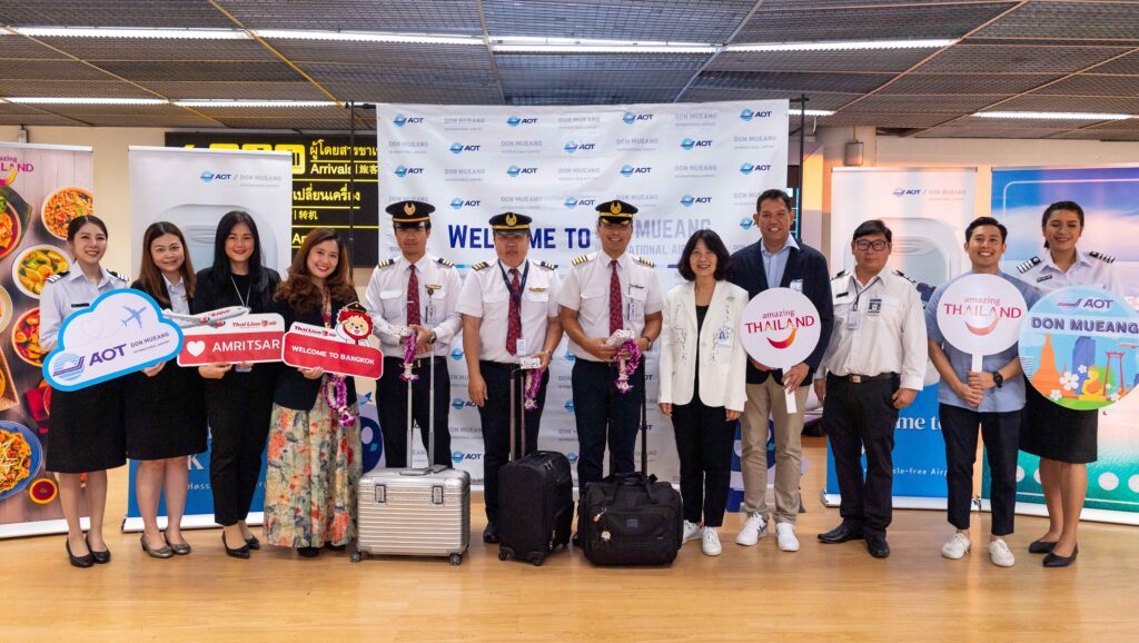 TAT welcomes Thai Lion Air’s inaugural flight from Amritsar to Bangkok Don Mueang
