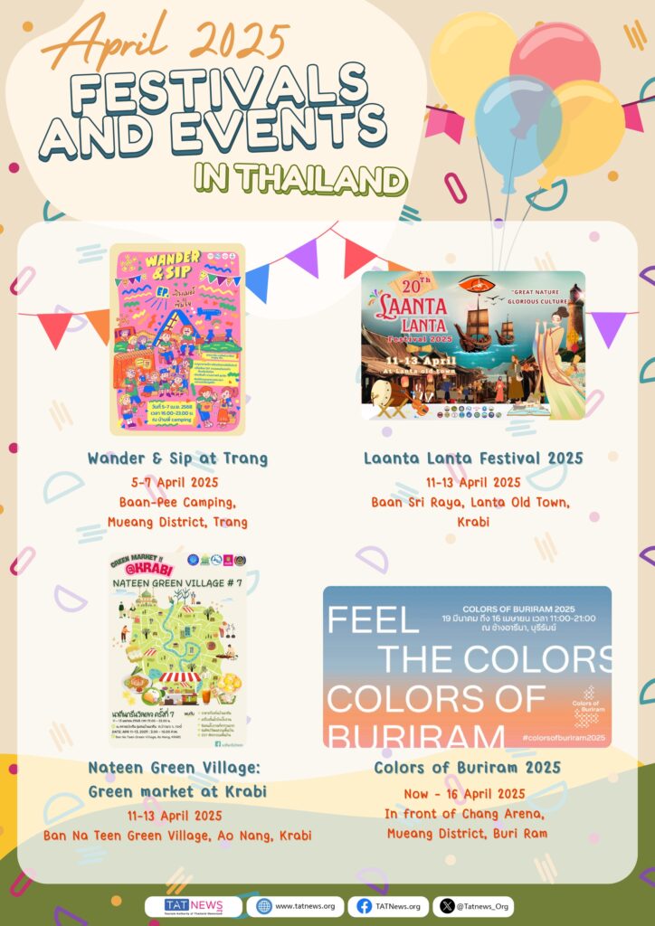 April 2025 Festivals in Thailand